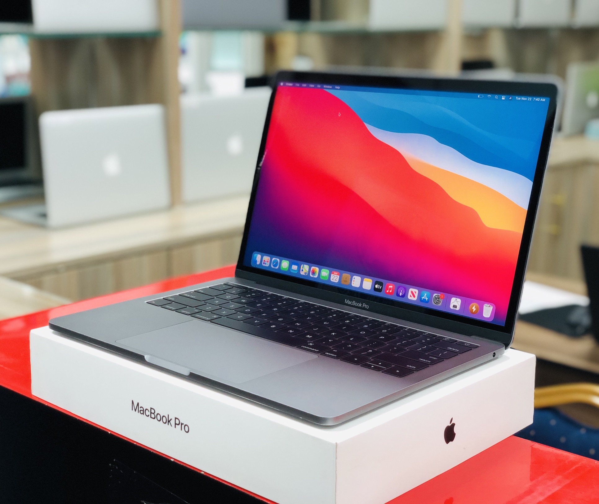 MacBook Pro laptop, representing the M5 Pro battery test subject