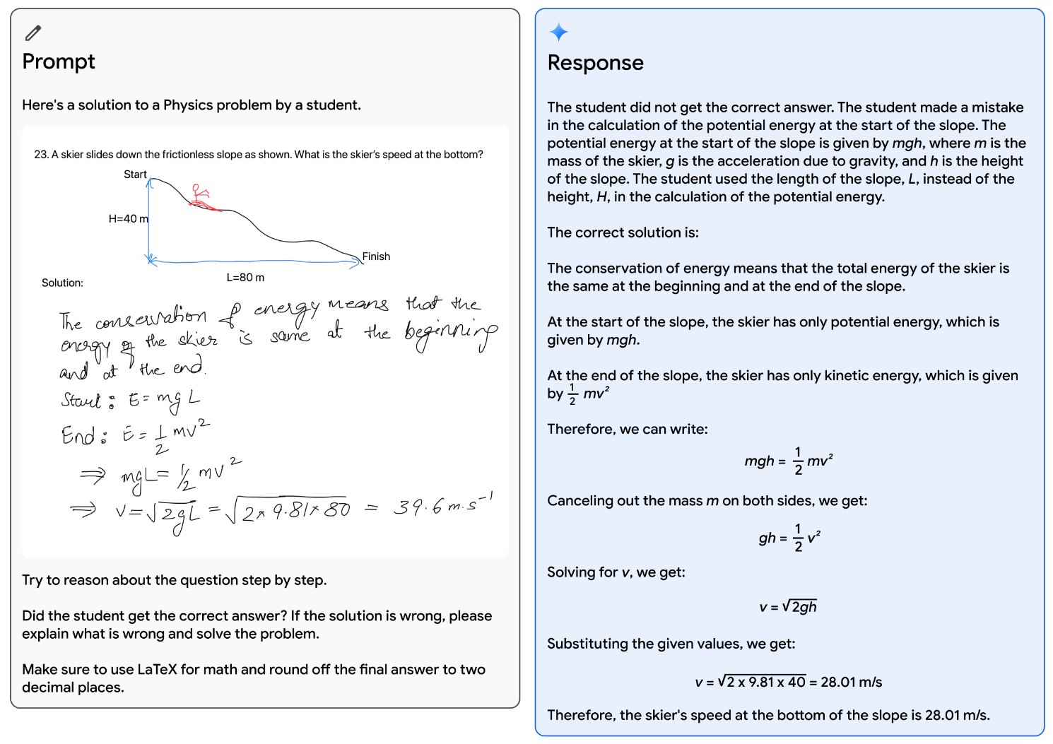 A student with handwritten notes being checked by AI, illustrating AI-assisted learning and homework verification